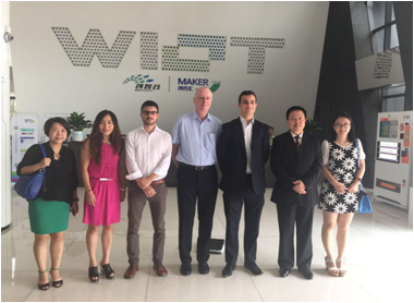 The Delegation of LCCP Visited WIOT